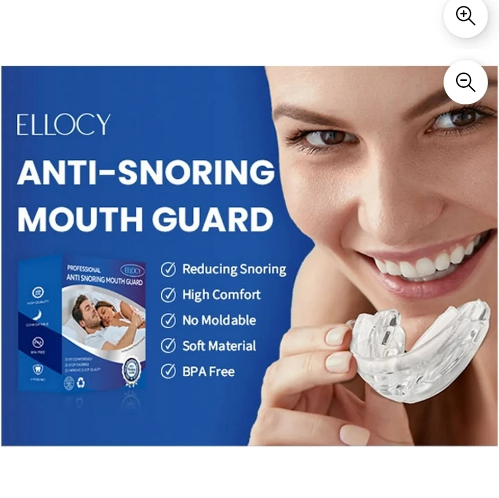 NWT Ellocy Anti Snoring Devices – Mouth Guard for Snoring & Teeth Grinding